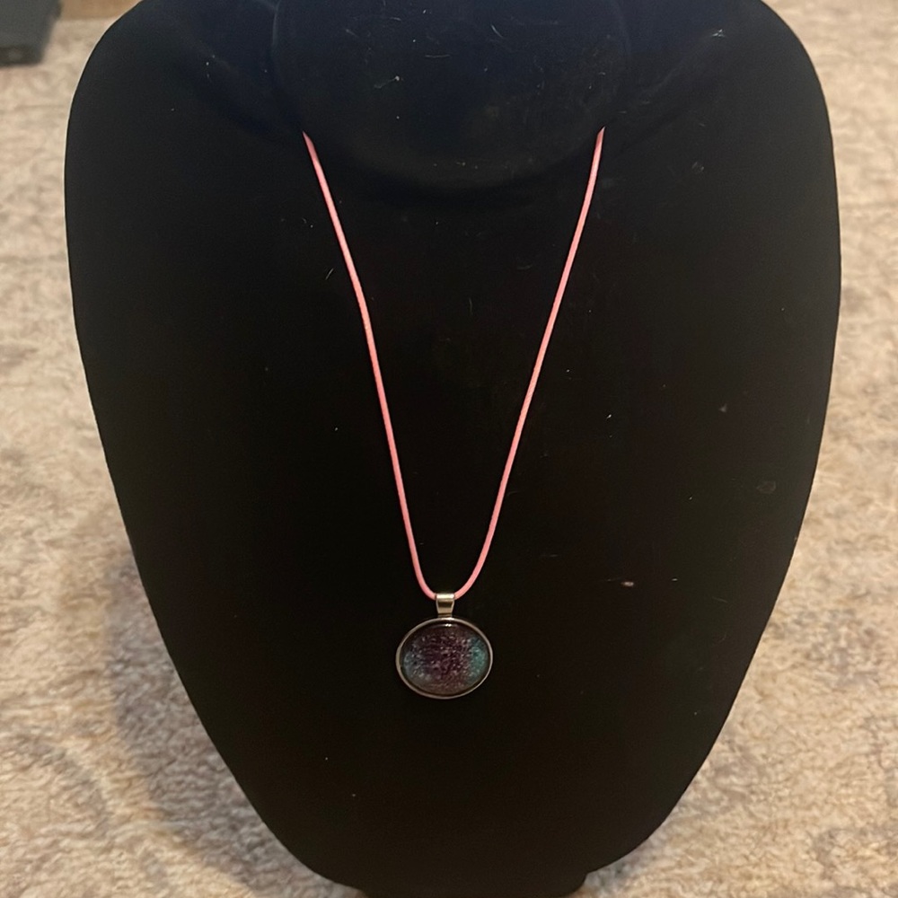 Purple and Blue Necklace